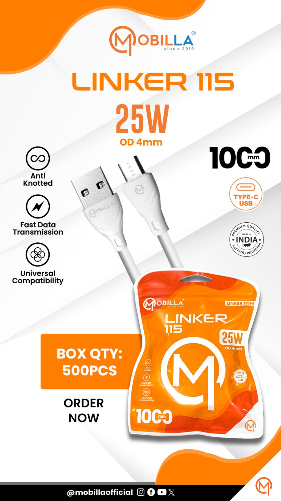 Linker 115 C charging cable