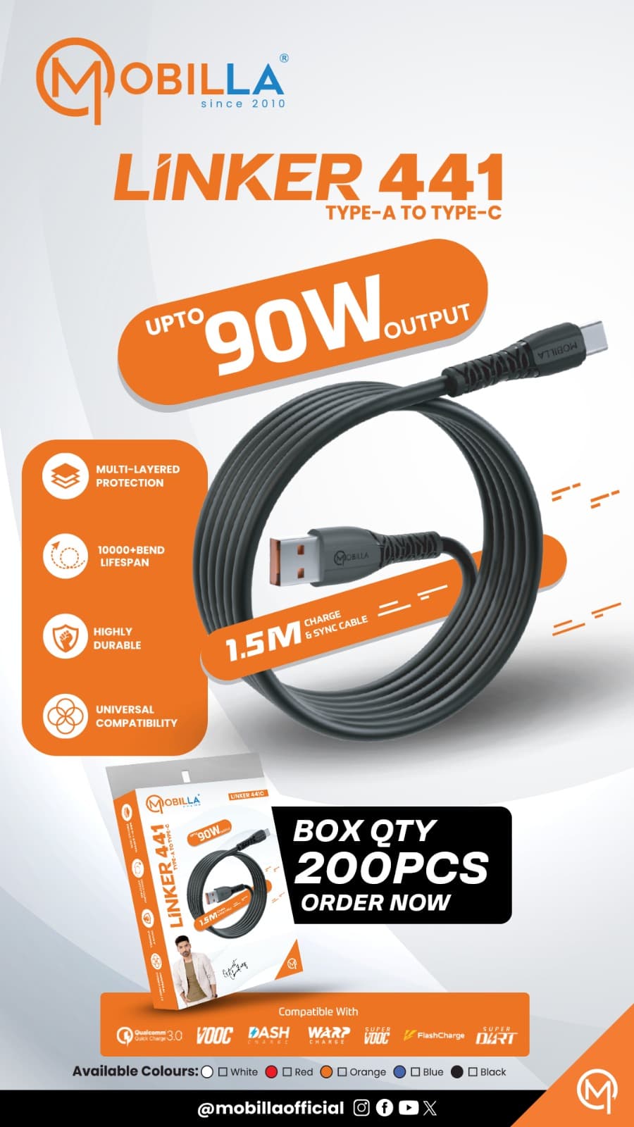 Linker 441 charging cable