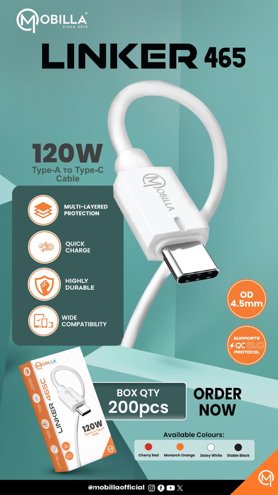 Linker465 C charging cable