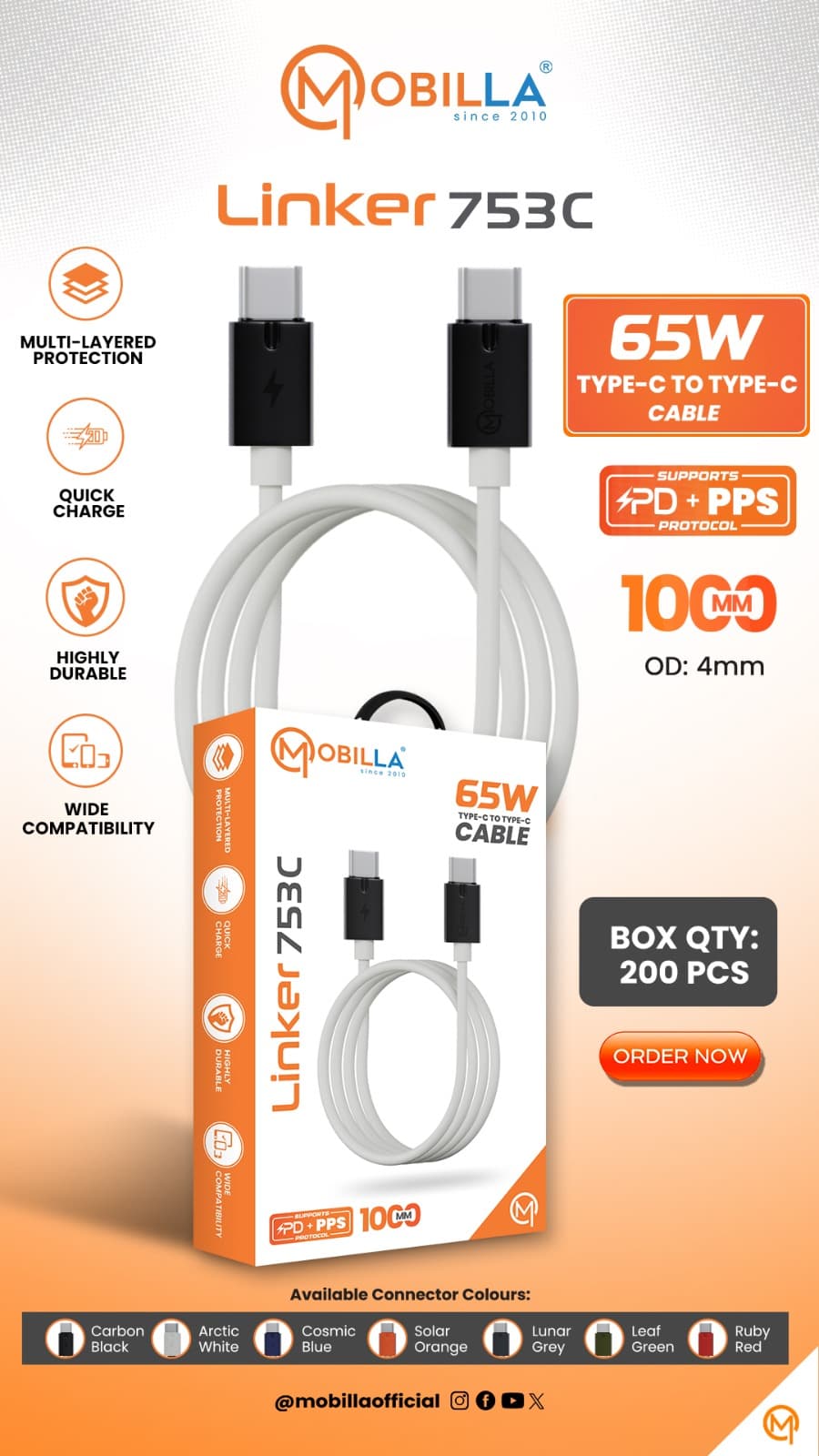 linker 753C charging cable